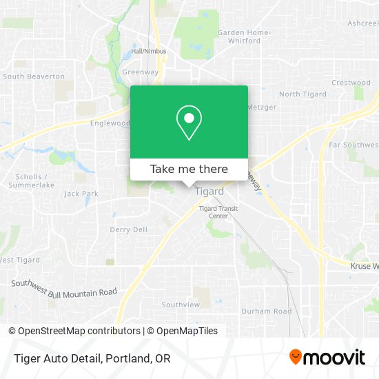 Tiger Auto Detail map