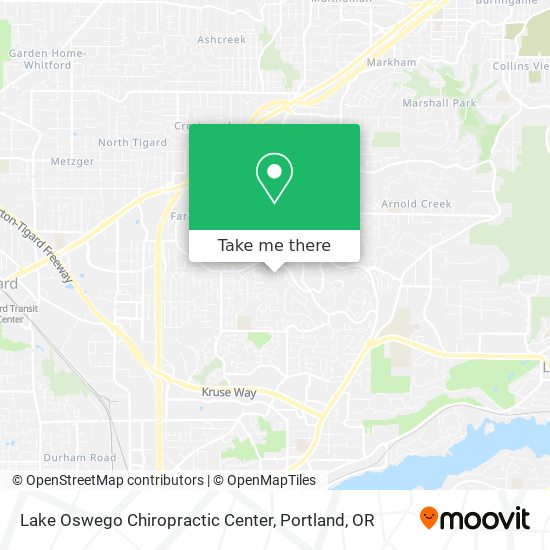 Mapa de Lake Oswego Chiropractic Center