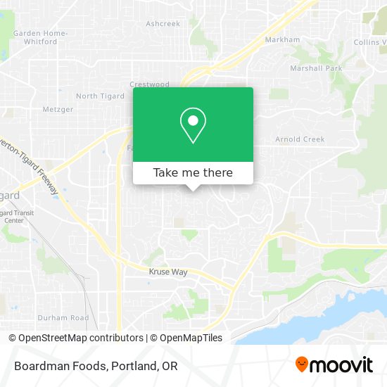 Boardman Foods map