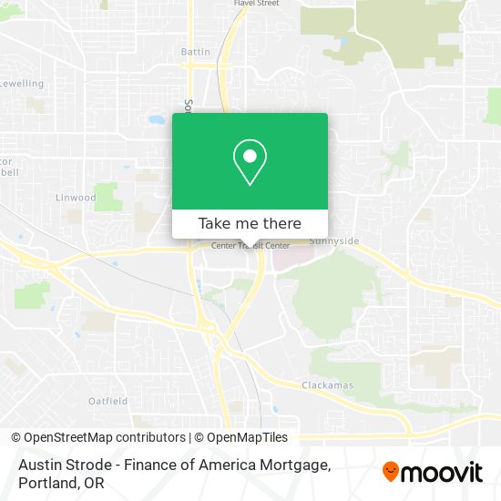 Austin Strode - Finance of America Mortgage map