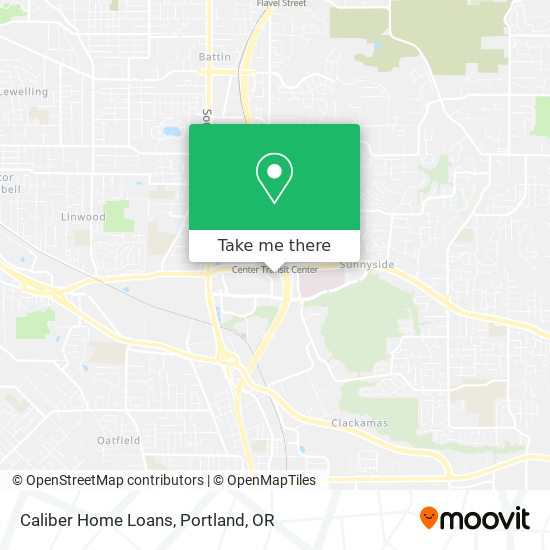 Caliber Home Loans map