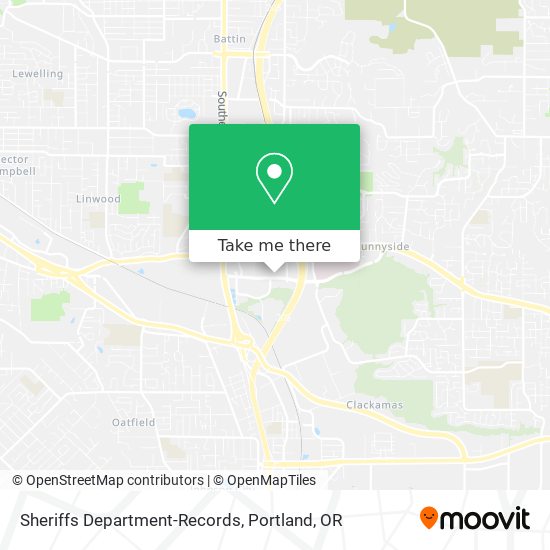 Sheriffs Department-Records map