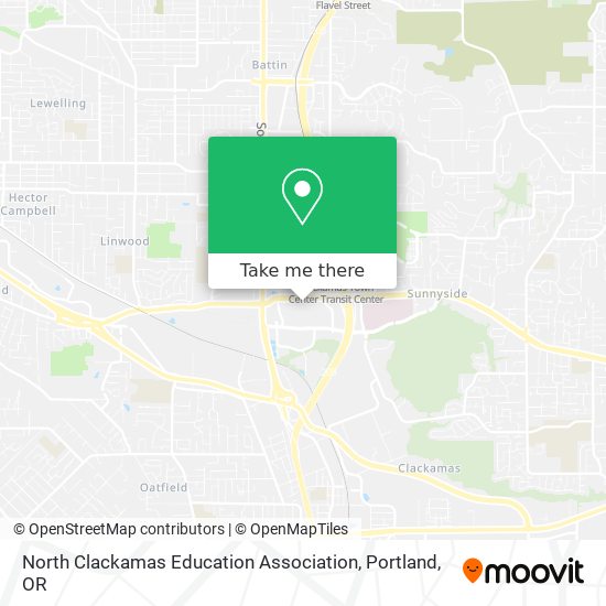 Mapa de North Clackamas Education Association