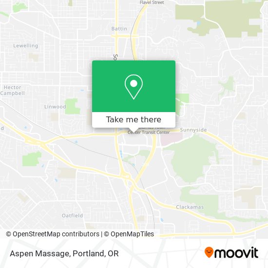 Aspen Massage map