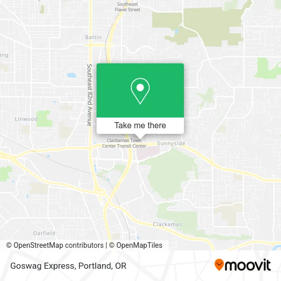 Mapa de Goswag Express