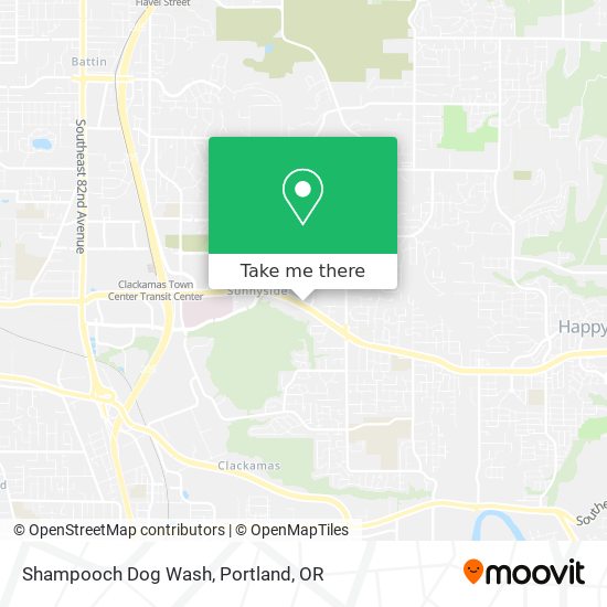 Mapa de Shampooch Dog Wash