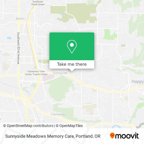 Mapa de Sunnyside Meadows Memory Care