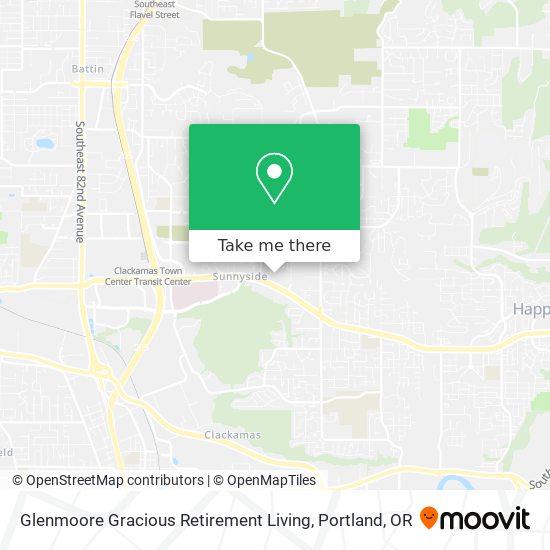 Mapa de Glenmoore Gracious Retirement Living