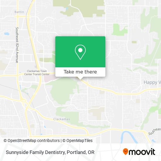 Mapa de Sunnyside Family Dentistry