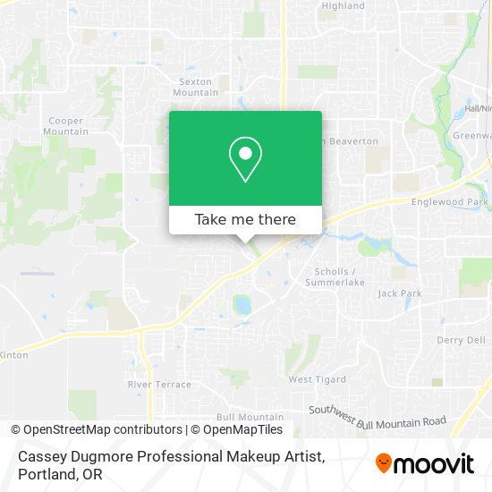 Mapa de Cassey Dugmore Professional Makeup Artist