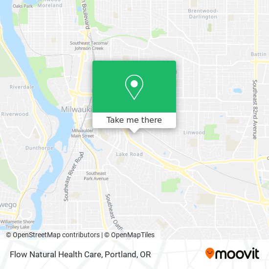 Flow Natural Health Care map