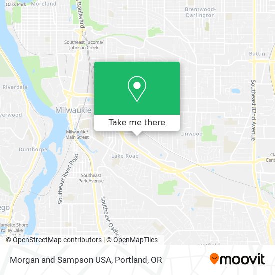 Mapa de Morgan and Sampson USA