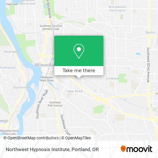 Northwest Hypnosis Institute map