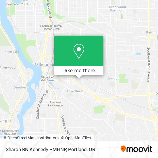 Sharon RN Kennedy PMHNP map