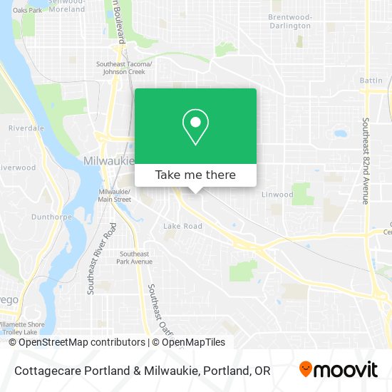 Cottagecare Portland & Milwaukie map