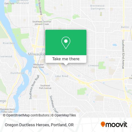 Oregon Ductless Heroes map