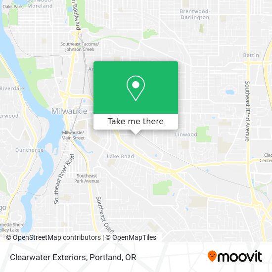 Clearwater Exteriors map
