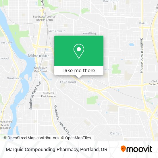 Marquis Compounding Pharmacy map
