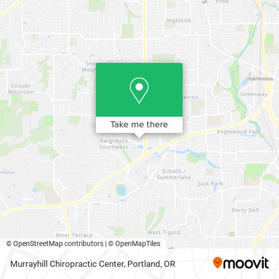 Murrayhill Chiropractic Center map