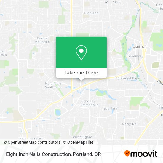 Eight Inch Nails Construction map