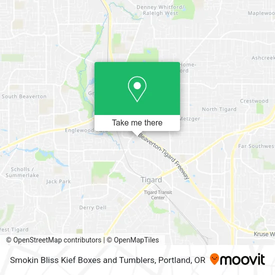 Mapa de Smokin Bliss Kief Boxes and Tumblers