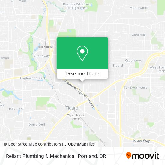 Mapa de Reliant Plumbing & Mechanical