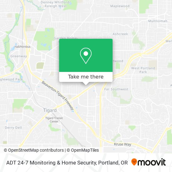 Mapa de ADT 24-7 Monitoring & Home Security