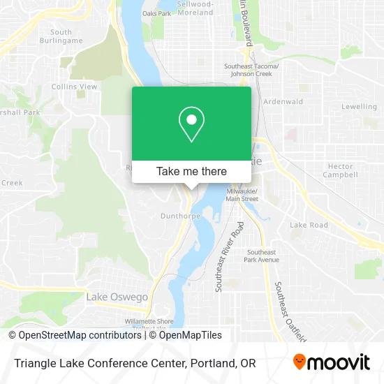 Triangle Lake Conference Center map