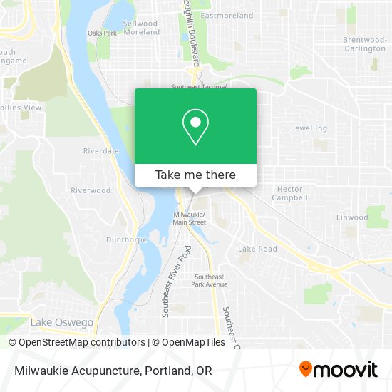 Mapa de Milwaukie Acupuncture