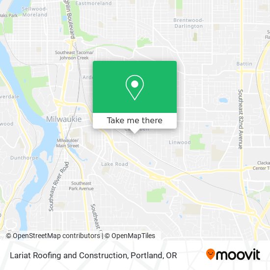 Lariat Roofing and Construction map