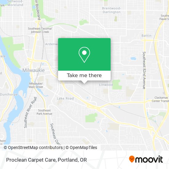 Proclean Carpet Care map