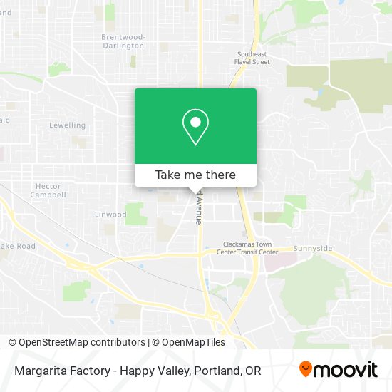 Margarita Factory - Happy Valley map