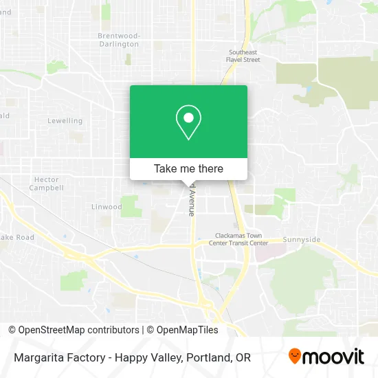Margarita Factory - Happy Valley map