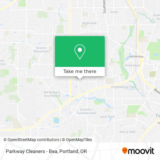 Mapa de Parkway Cleaners - Bea
