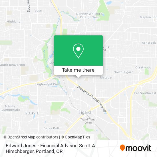 Edward Jones - Financial Advisor: Scott A Hirschberger map