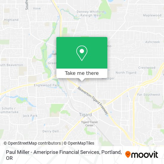 Paul Miller - Ameriprise Financial Services map