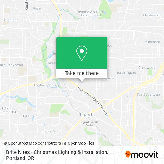 Brite Nites - Christmas Lighting & Installation map