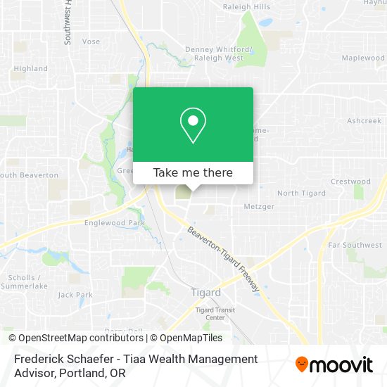Frederick Schaefer - Tiaa Wealth Management Advisor map