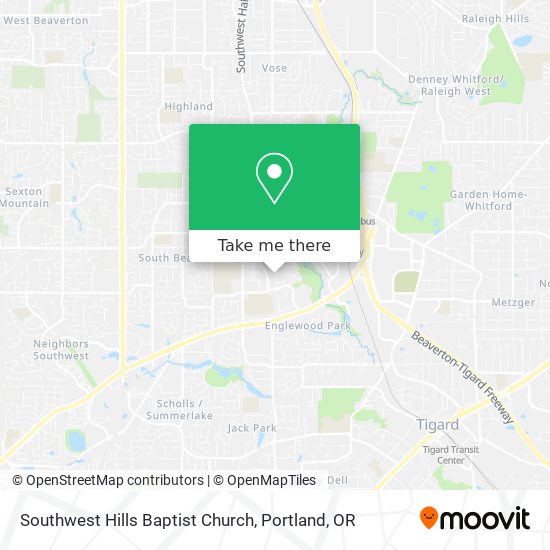 Mapa de Southwest Hills Baptist Church