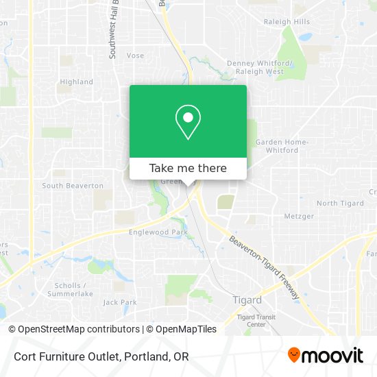 Cort Furniture Outlet map