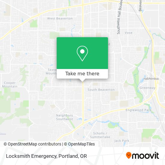 Locksmith Emergency map