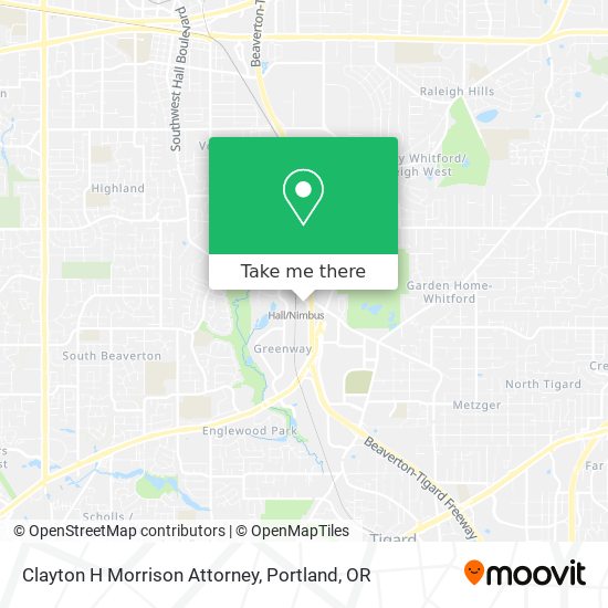 Mapa de Clayton H Morrison Attorney