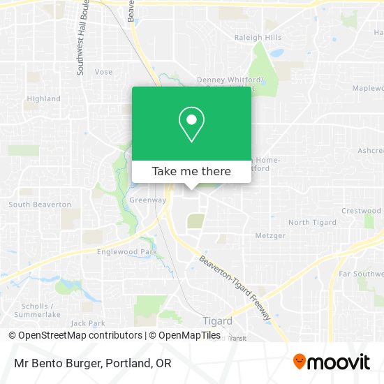 Mr Bento Burger map