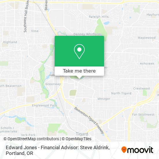 Mapa de Edward Jones - Financial Advisor: Steve Aldrink