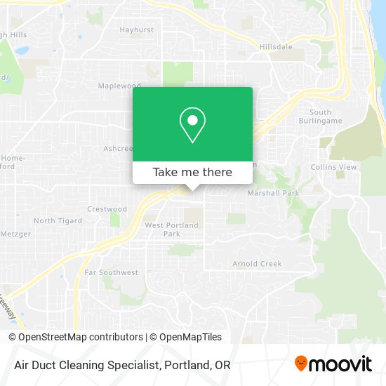 Mapa de Air Duct Cleaning Specialist