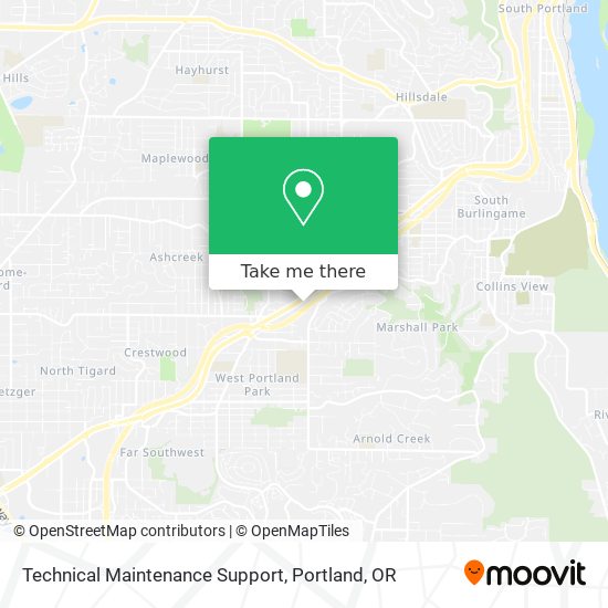 Technical Maintenance Support map