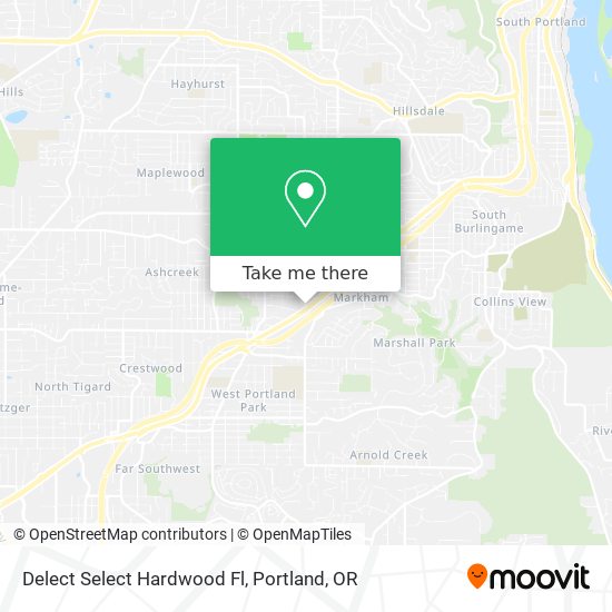 Delect Select Hardwood Fl map