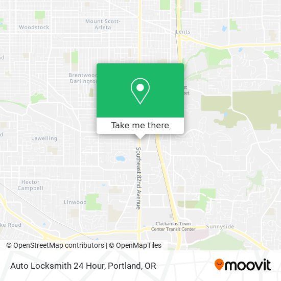 Auto Locksmith 24 Hour map