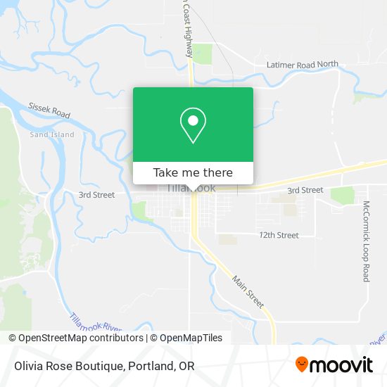 Olivia Rose Boutique map