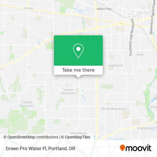 Green Pro Water Fl map